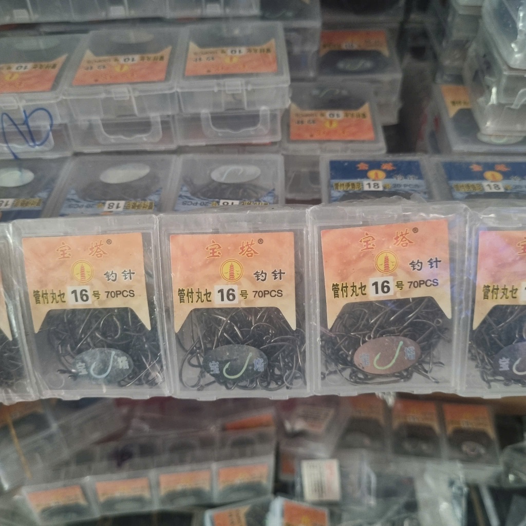 Sỉ 1 2 3 5 cây lưỡi câu tháp vàng chữ C đủ size - 3 cây (30 hộp)