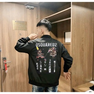  Áo khoác Gió DSQUARED2 Nam Nữ Samuzai Siêu Cấp Bo Gân Hàng Quảng Châu Màu Đen Thời Trang Nam Nữ Giá Rẻ 