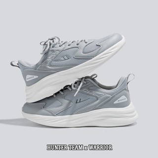   TĂNG 1 SIZE  SẴN HÀ NÔI  Giày Chạy bộ Nam  Nữ Cao Cấp Chính Hãng Warrior Phong Cách Thể Thao Siêu nhẹ-W022 Xám 