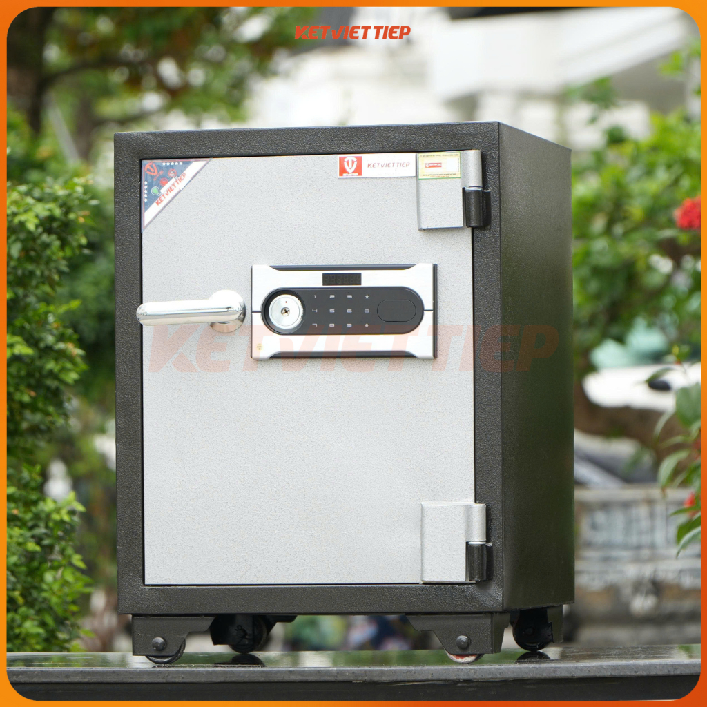 Két Sắt An Toàn - Két Điện Tử Việt Tiệp KVT405-DT Nặng 80KG (Giao Hàng Miễn Phí)