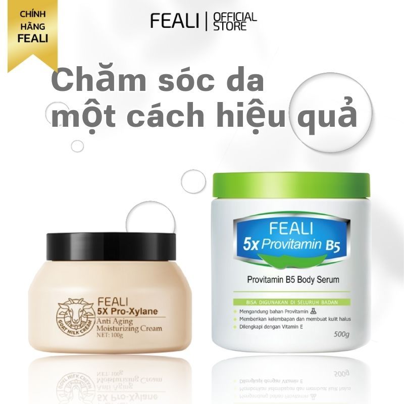 Khuyến mãi siêu ưu đãi FEALI giúp dưỡng ẩm và cấp nước cho da: 5X Pro Xylane Moisturising Cream + 5X