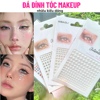  Đá đính tóc makeup đính mặt hoá trang làm nail 