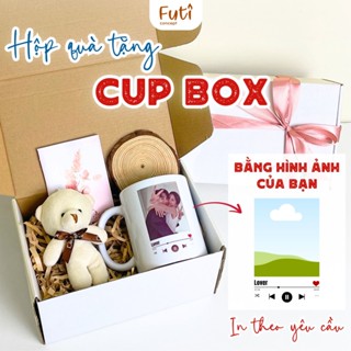 Hộp Quà Tặng CupBox, Ly Sứ In Hình Theo Yêu Cầu Và Gấu Bông Đáng Yêu, Quà Tặng Cho Bạn Bè Người Yêu Dịp Sinh Nhật