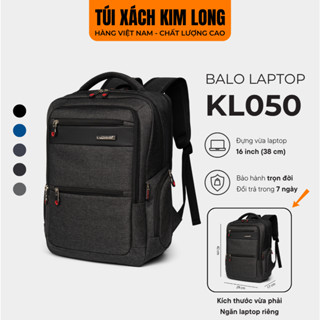 Balo Laptop 15.6 Inch, Balo Văn Phòng, Balo Chống Nước Kim Long KL050