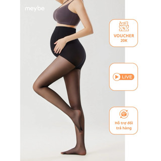 Quần tất bầu da lưới mỏng Meybe siêu dai không xước cho mẹ bầu quần bầu tôn dáng - QT8223