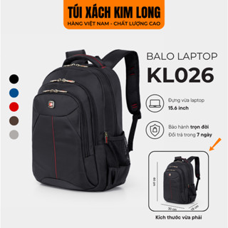  Balo Du Lịch Laptop 15.6 Inch Cao Cấp Kim Long KL026 