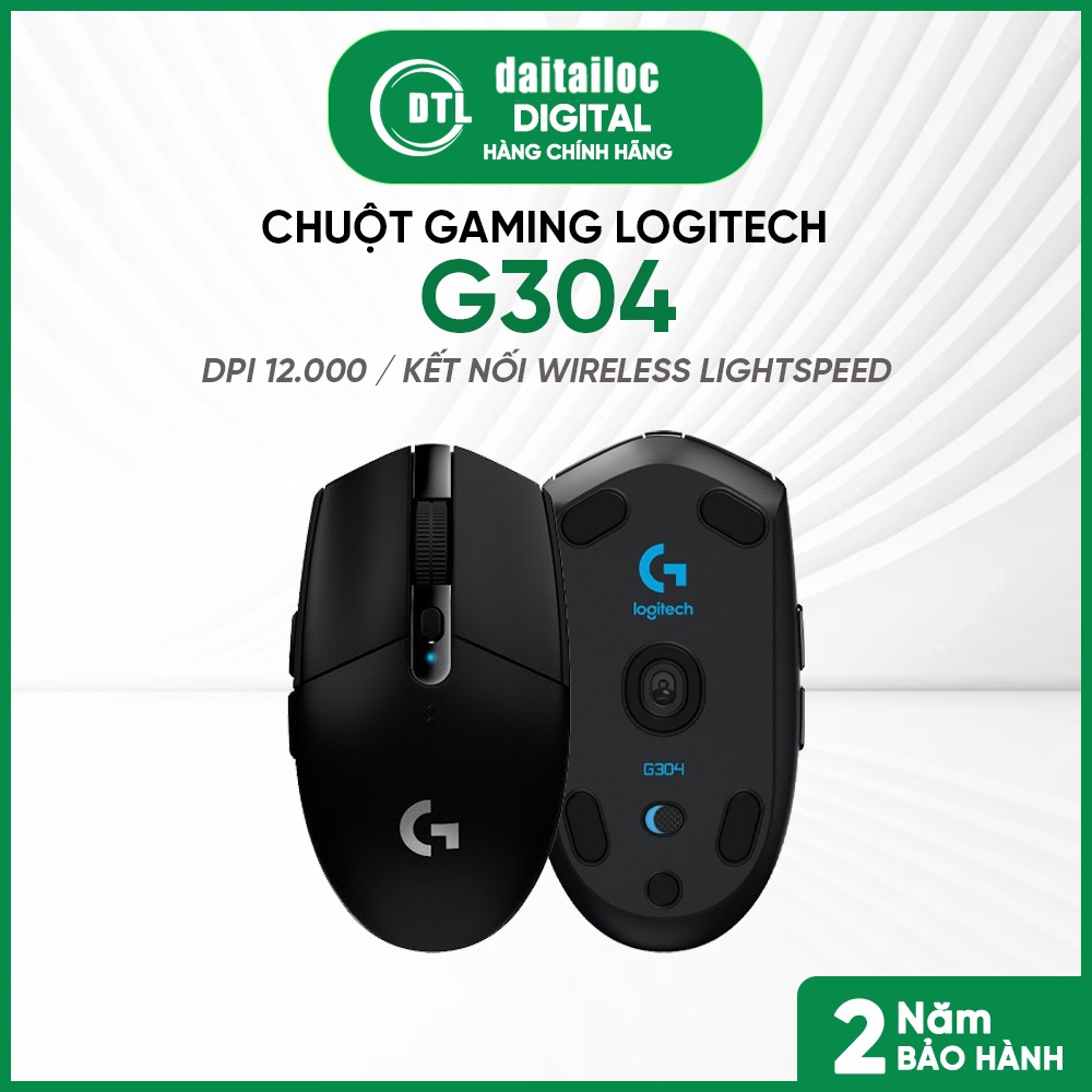 Chuột không dây gaming Logitech G304 ĐEN | Chính Hãng | Bảo Hành 2 Năm
