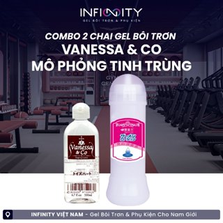   Che Tên  Combo 2 Chai Gel Bôi Trơn Gốc Nước Vanessa 200ml & Gel Mô Phỏng Tinh Trùng 300ml 