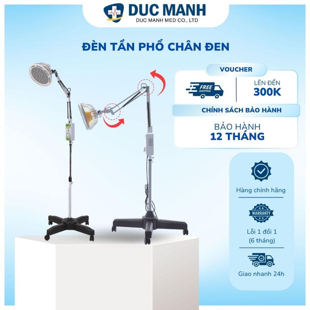 Đèn tần phổ chân đen cao cấp - Đèn tần phổ trị liệu CQ-29
