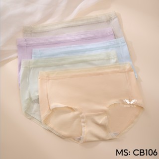 COMBO 10 quần lót nữ cotton VINGO phối viền ren kháng khuẩn CB106 VNGO