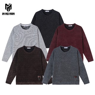 Áo dạ nam vải teedw dày dặn đính kim tuyến lấp lánh, áo thun nam dài tay phong cách hàn quốc - ATIMEN