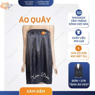  VÁY QUÂY ÁO QUÂY SPA _LỤA CAO CẤP_Chất vải mềm mát dày dặn đường may chắc chắn. 