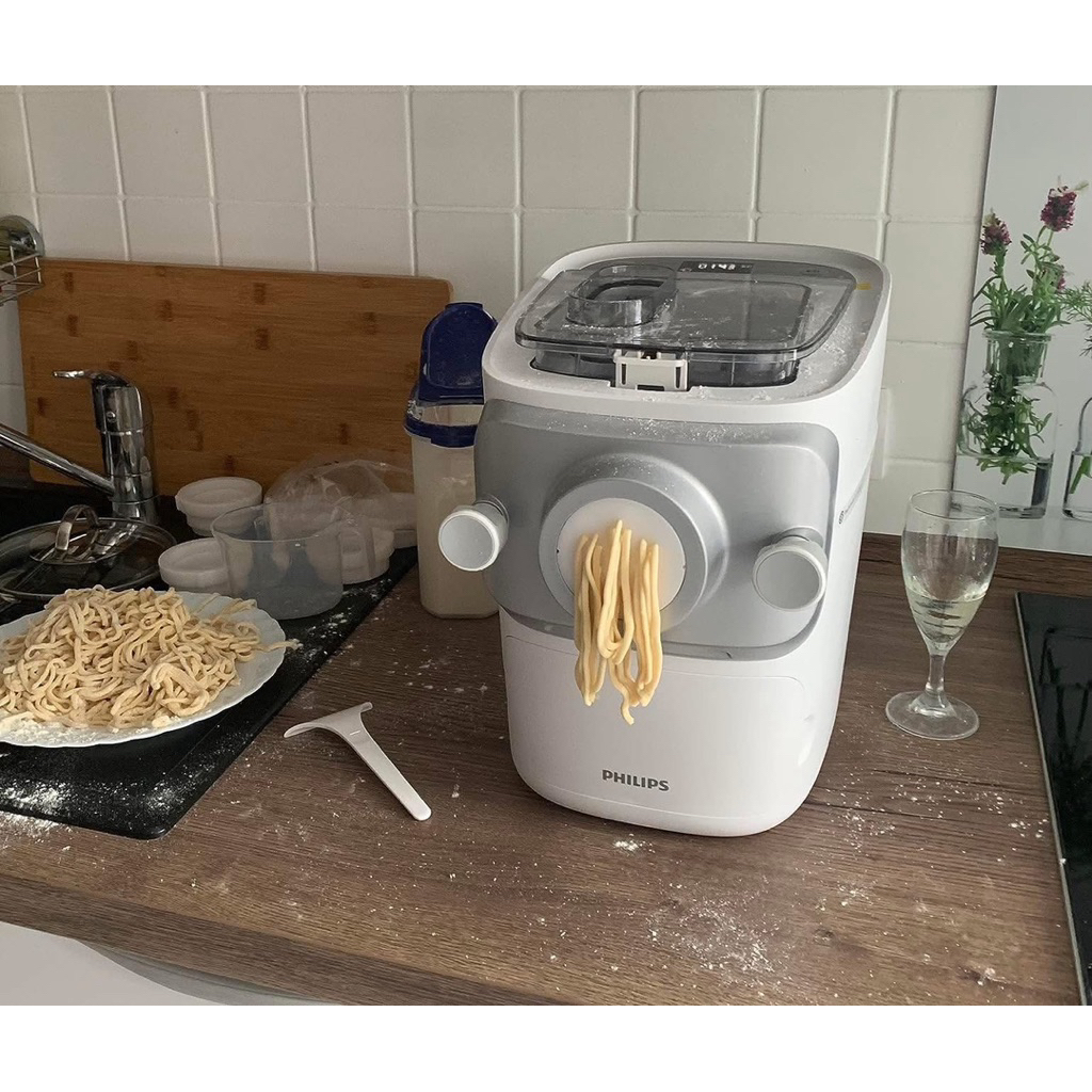 🇩🇪Máy làm mì bún Philips HR2660/00 serie 7000 màu trắng