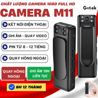 Camera M11 - 1080 Full HD, Camera Mini Không Dây, Xoay 90 Độ, Cam Giấu Kín, Ghi Âm, Quay Hồng Ngoại