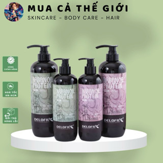  Bộ dầu gội Arganoil Delofil phục hồi hư tổn mềm mượt giảm gàu & gãy rụng 