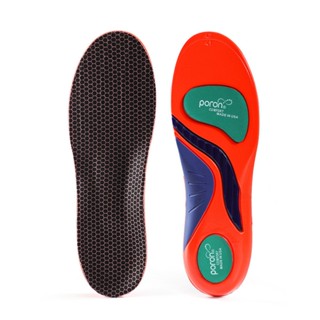  【Poron Chống Sốc Giày Lót Hấp Thụ Sốc Đế Giày Hỗ Trợ Vòm Chân Phẳng Giảm Đau Gót Chân Đệm Giày An Toàn Nhanh S hút Nước 