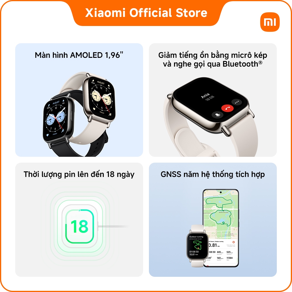 Đồng hồ thông minh Redmi Watch 5 |Redmi Watch 5 Lite| Redmi Watch 5 Active | BigBuy360 - bigbuy360.vn