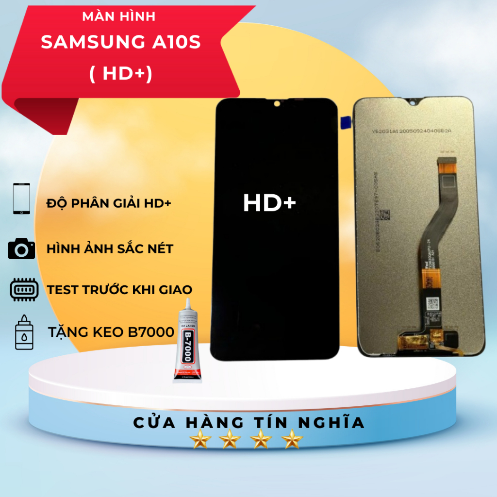 MÀN HÌNH SS A10S (ZIN) - ĐEN TẶNG KEO B7000