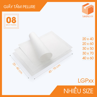 Combo 100 tấm giấy Pelure gói hàng, giấy nến gói quà, giấy bọc hàng quần áo - Nhiều size - LGP