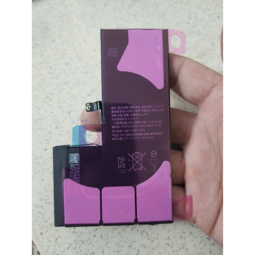 Pin xịn cho iphone X bảo hành lỗi đổi mới