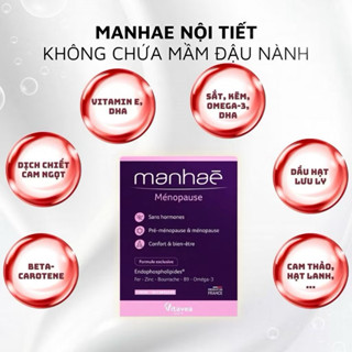 Nội tiết manhae hộp 90 và 120 viên chính hãng đủ tem
