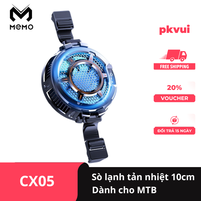 Sò lạnh tản nhiệt size 10cm MEMO CX05 (30W) dành cho máy tính bảng khả năng làm lạnh nhanh , 3 cấp đ