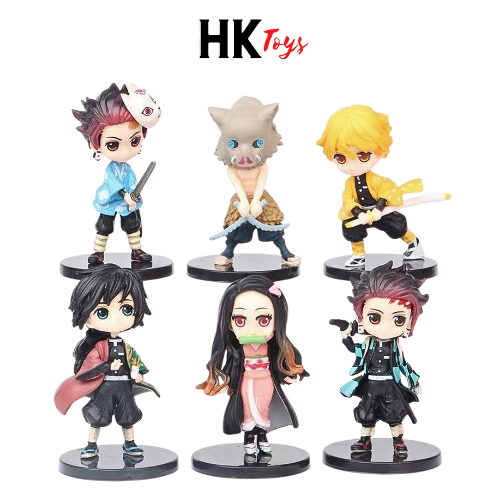 Mô hình Kimetsu No Yaiba figure Tanjirou,Nezuko,Zenitsu,Inosuke,Giyuu (Có bán lẻ) - figure thanh gươ