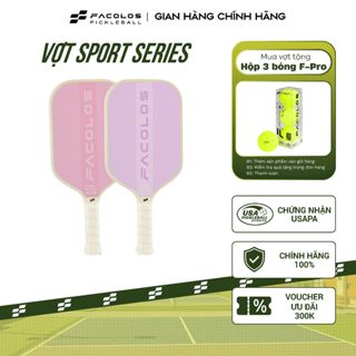 Vợt Pickleball Facolos Sport Series (Olympic Collection 16MM) - Mặt vợt nâng cấp với công nghệ lớp phủ thế hệ mới
