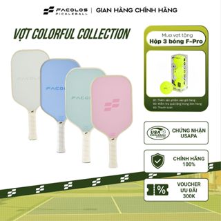 Vợt Pickleball Facolos Colorful Collection (Sport Series 16MM) - Mang lại sự ổn định và bên bỉ với điểm chạm lớn