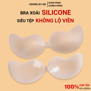   Mới  Bra Silione Tạo Khe Ngực Miếng Dán Xoài Silcone Siêu Mỏng Không Lộ Viền Hàng Chính Hãng Adore 