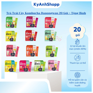  Trà Trái Cây Kombucha Danongwon 20 Gói + Tặng Bình 