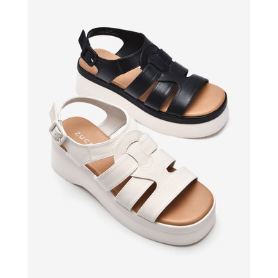 Giày Sandal Xuồng Zucia Đế Platform Sole Tôn Dáng - STH90