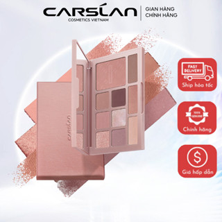 Bảng Phấn Mắt CARSLAN 10 Màu đa Chức Năng Phấn bắt sáng Tạo khối Phấn má hồng 12g Carslan Việt Nam
