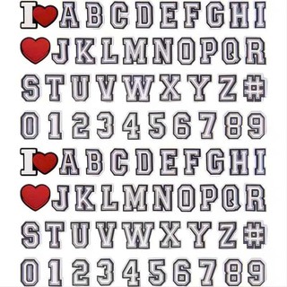  Charm Chữ Số Gắn Dép Trang Trí Jibbitz Sticker  Theo Chủ Đề 3D Hoạt Hình Dễ Thương Gắn Dép ANYSTORE 
