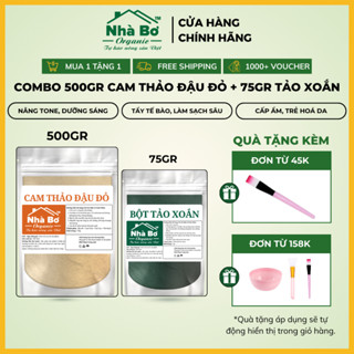 [#1 Bestseller] Bột Cam Thảo Đậu Đỏ - Bột Dưỡng Trắng, Nhả Nắng | Nhà Bơ Organic -  Bột Ủ Trắng cho Da Mặt và Da Body