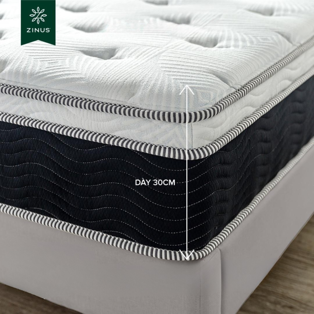 Nệm Lò Xo Trị Liệu Cao Cấp Dày 30cm Zinus - 12in iCoil Premium Spring Mattress | BigBuy360 - bigbuy360.vn