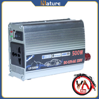   🚛Free shipping Nguyên Chất Sóng Sin Inverter DC 12V Sang AC 200V Điện Áp 500W Biến Điện Năng Lượng Mặt Trời xe Invert 