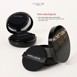 Phấn Nước Aprilskin Black Magic Snow Cushion SPF50+ PA+++