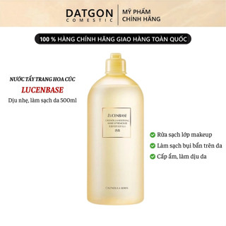 [HOẢ TỐC] TẨY TRANG HOA CÚC LUCENBASE 500ML – LÀM SẠCH SÂU, DỊU NHẸ CHO MỌI LÀN DA  LSB01