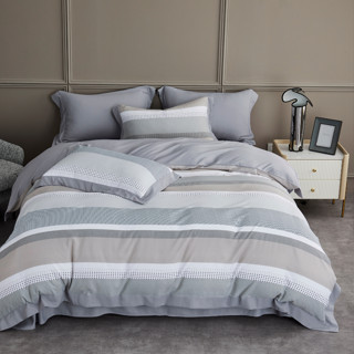 Bộ 6 món drap, áo gối và mền NIN Tencel SELINA 900 mẫu mới 2024 chất lụa tencel mềm mát