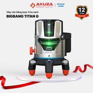 Máy cân bằng laser cao cấp AKUZA Bigbang Titan G, 5 tia xanh, pin 6000mAh
