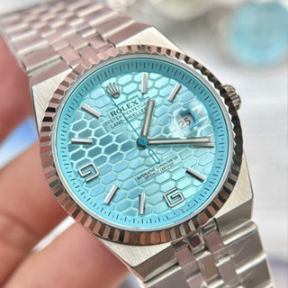 Đồng hồ Nam Rolex  mẫu LD mặt xanh máy cơ Automatic size 40mm-41mm