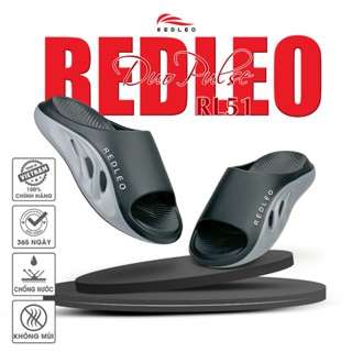 Dép Quai Ngang Nam REDLEO DuoPulse |Có Big Size| Đúc Nguyên Khối  Phối Hai Màu Thời Trang RL51