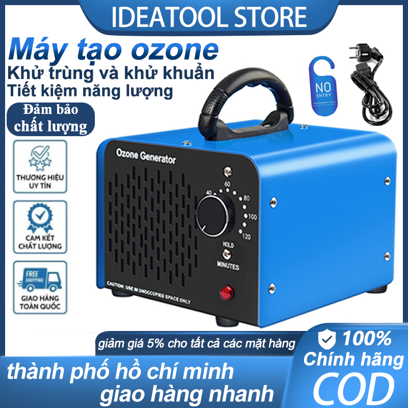 Máy Ozone Khử Mùi O3 - Loại Bỏ Mùi Xe Hơi & Lọc Không Khí Gia Đình Hiệu Quả