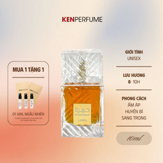  10ML Lattafa Perfumes Khamrah | Nước Hoa Unisex | Ken Perfume 