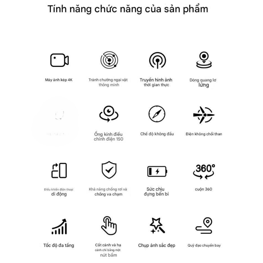 Flycam i5 Pro, Máy bay điều khiển từ xa, nhỏ gọn, camera 4K, Plycam, FPV cao cấp, Flycam | BigBuy360 - bigbuy360.vn