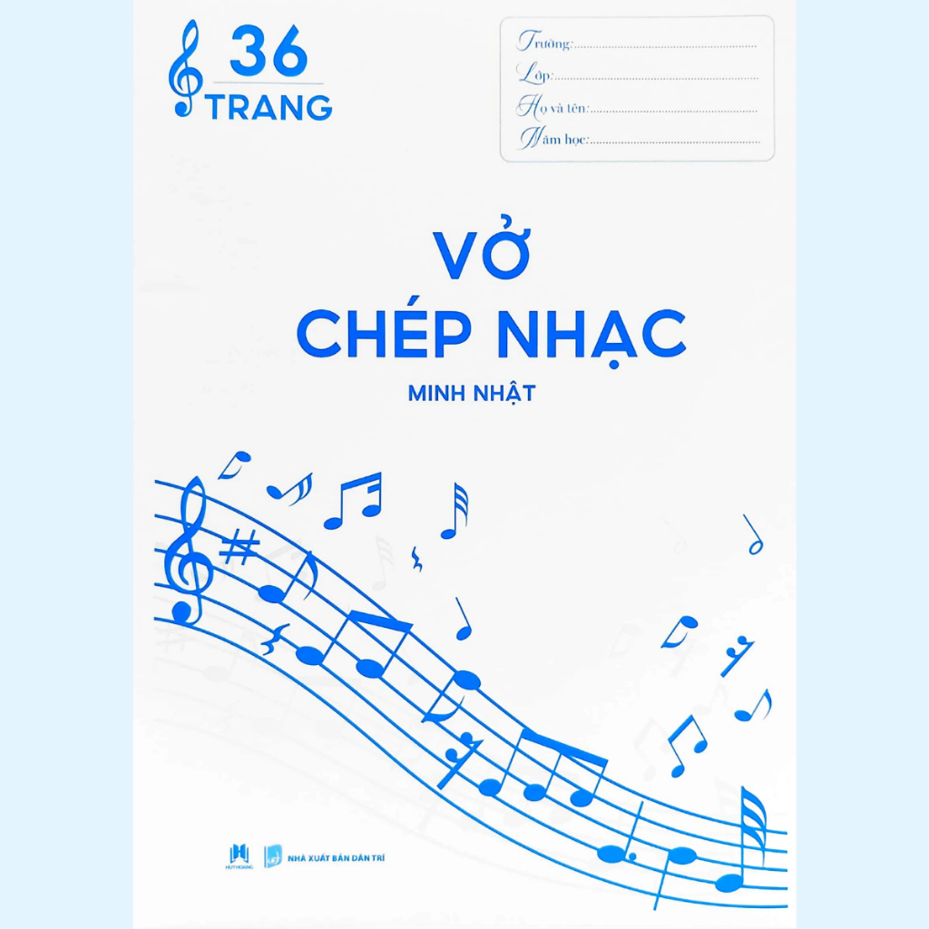 Vở Chép Nhạc 36 Trang ( 17*29cm) - HHB