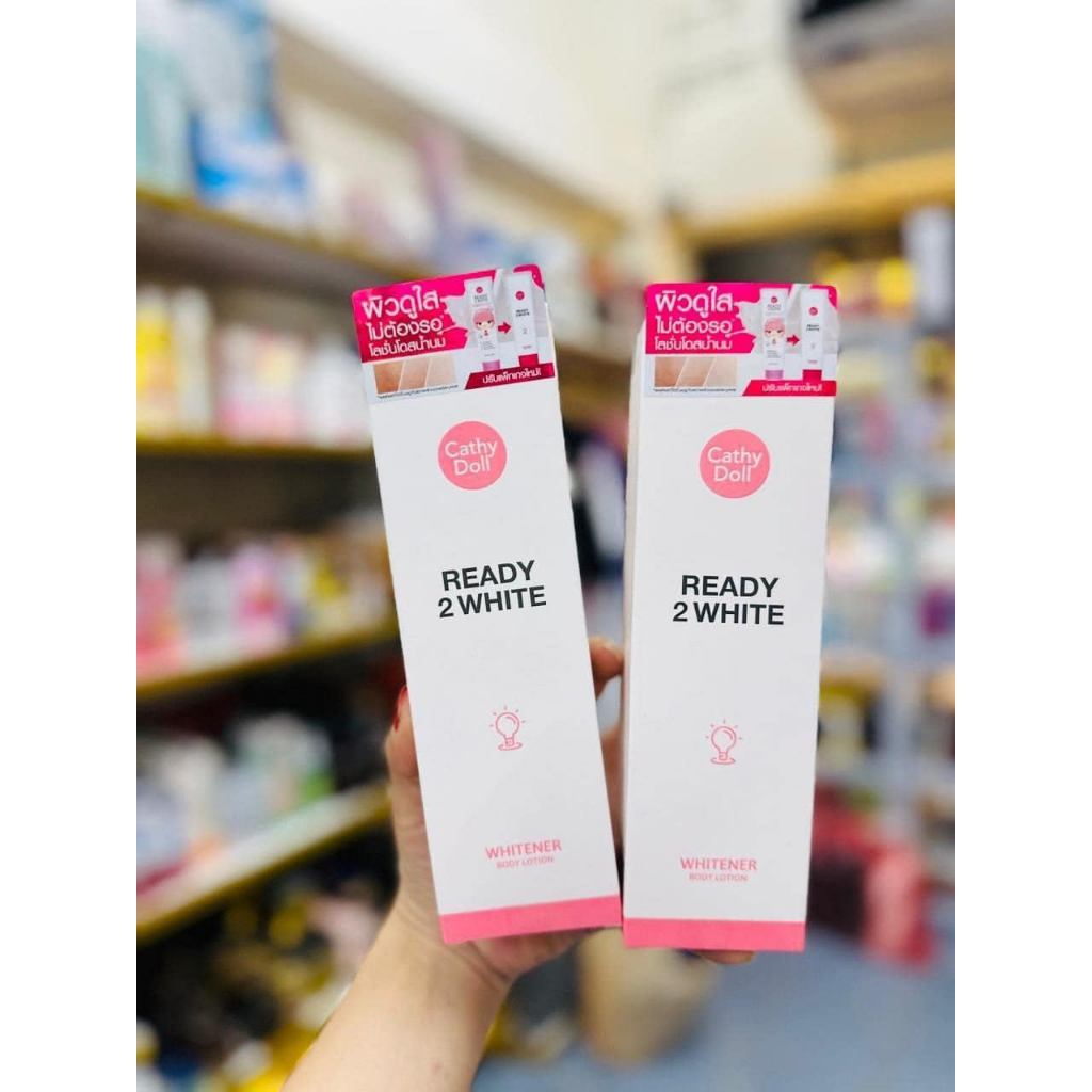 [CATHY DOLL] Sữa Dưỡng Thể Cathy Doll Ready 2 White, Dưỡng Da & Nâng Tone Body, 150ml Thái Lan