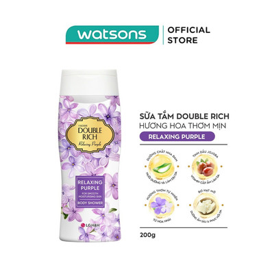 [Quà Tặng Không Bán] Double Rich Body Shower Relaxing Purple 200g
