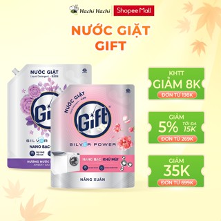 Nước giặt Gift kháng khuẩn lưu hương bền lâu 3,6 kg - Hachi Hachi Japan Shop